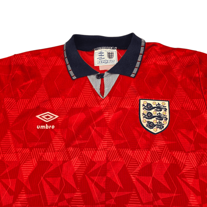 1990/93 England Away Football Shirt (L) Umbro - Football Finery - FF300123