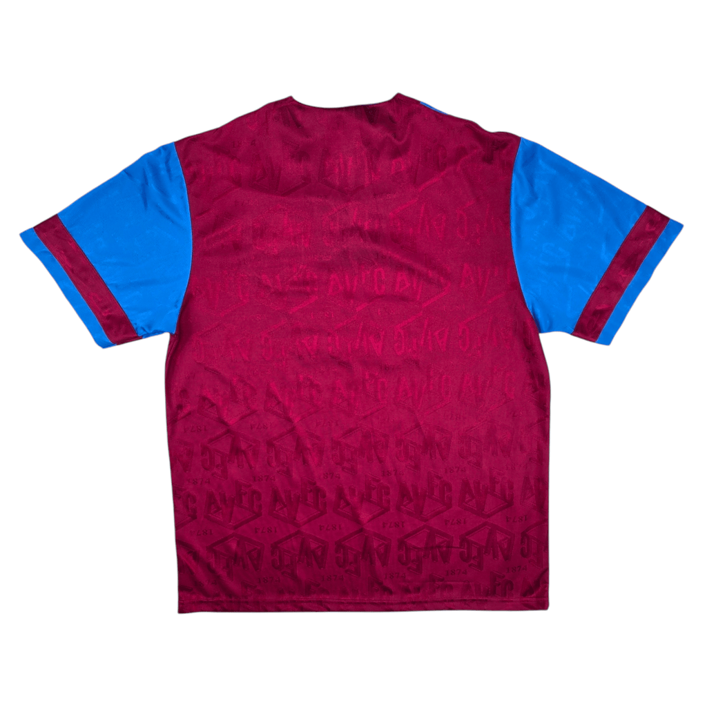 1992/93 Aston Villa Home Football Shirt (XL) Umbro – Football Finery