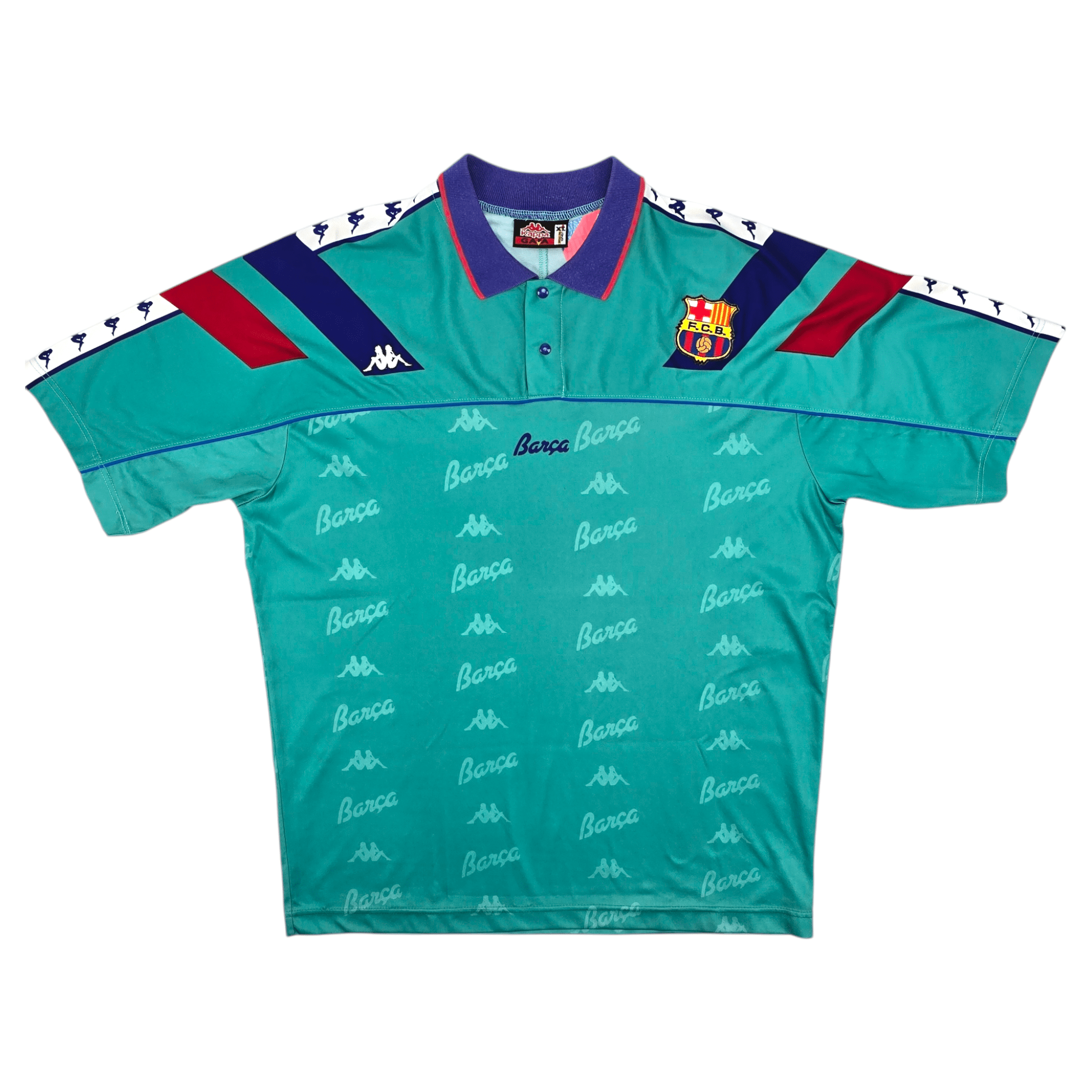 Rivaldo Camisetas Kappa Barcelona Classic Football Shirts 1997