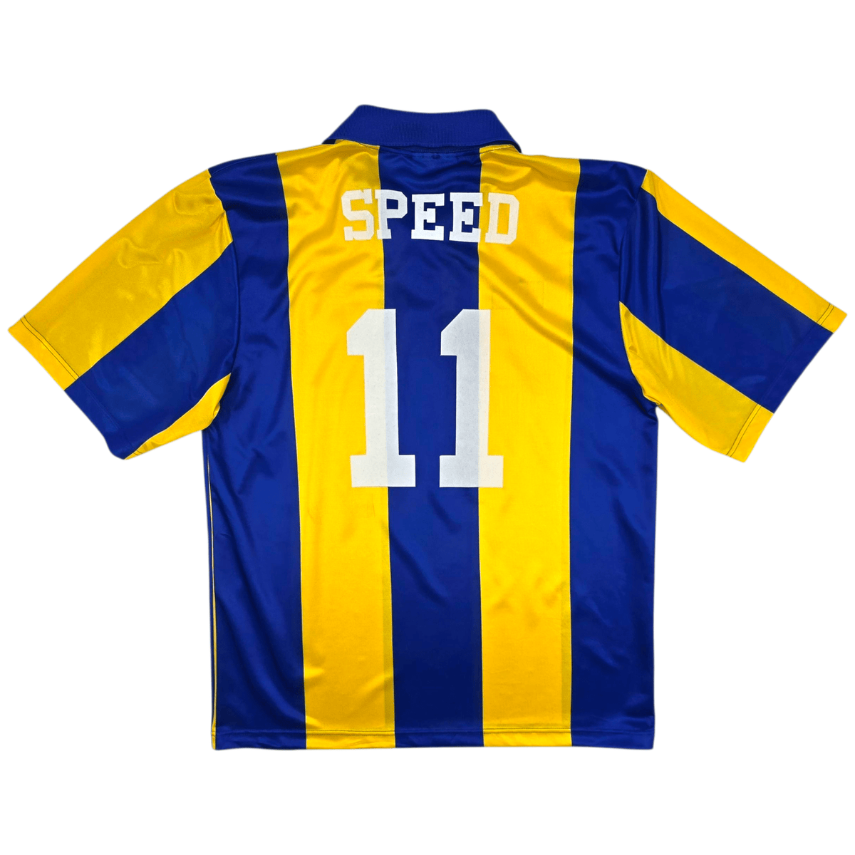 1993/95 Leeds United Away Football Shirt (M) Asics 11 Speed - Football Finery - FF301924