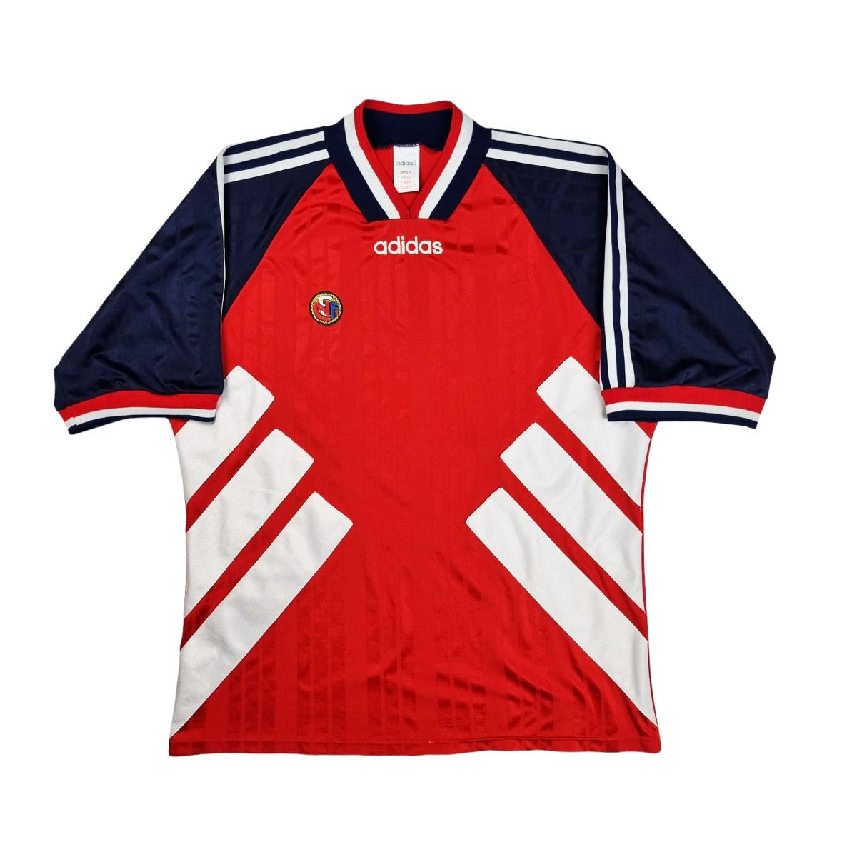 1994 95 Norway Home Football Shirt XL Adidas