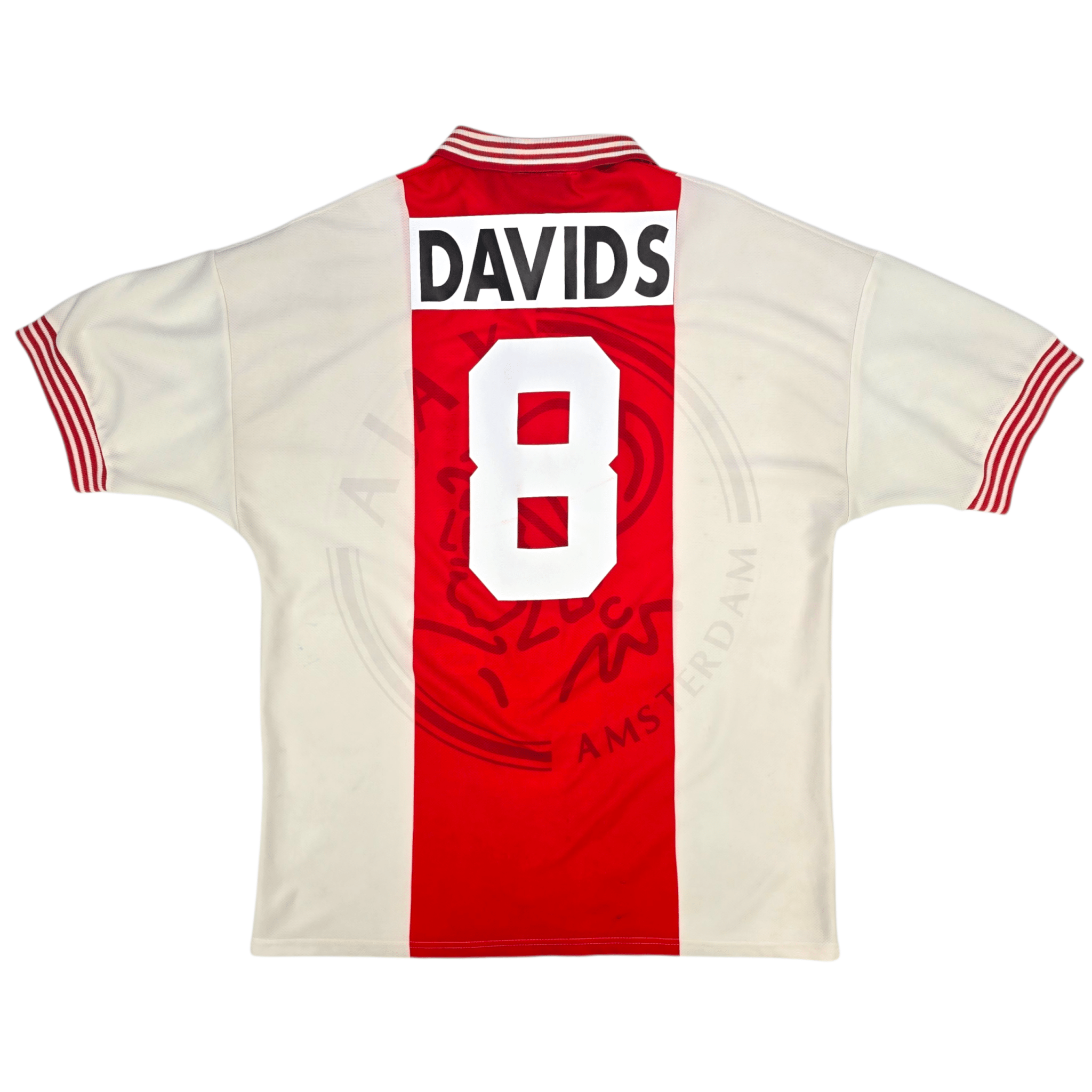 1995/96 Ajax Home Football Shirt (XL) Umbro #8 Davids – Football