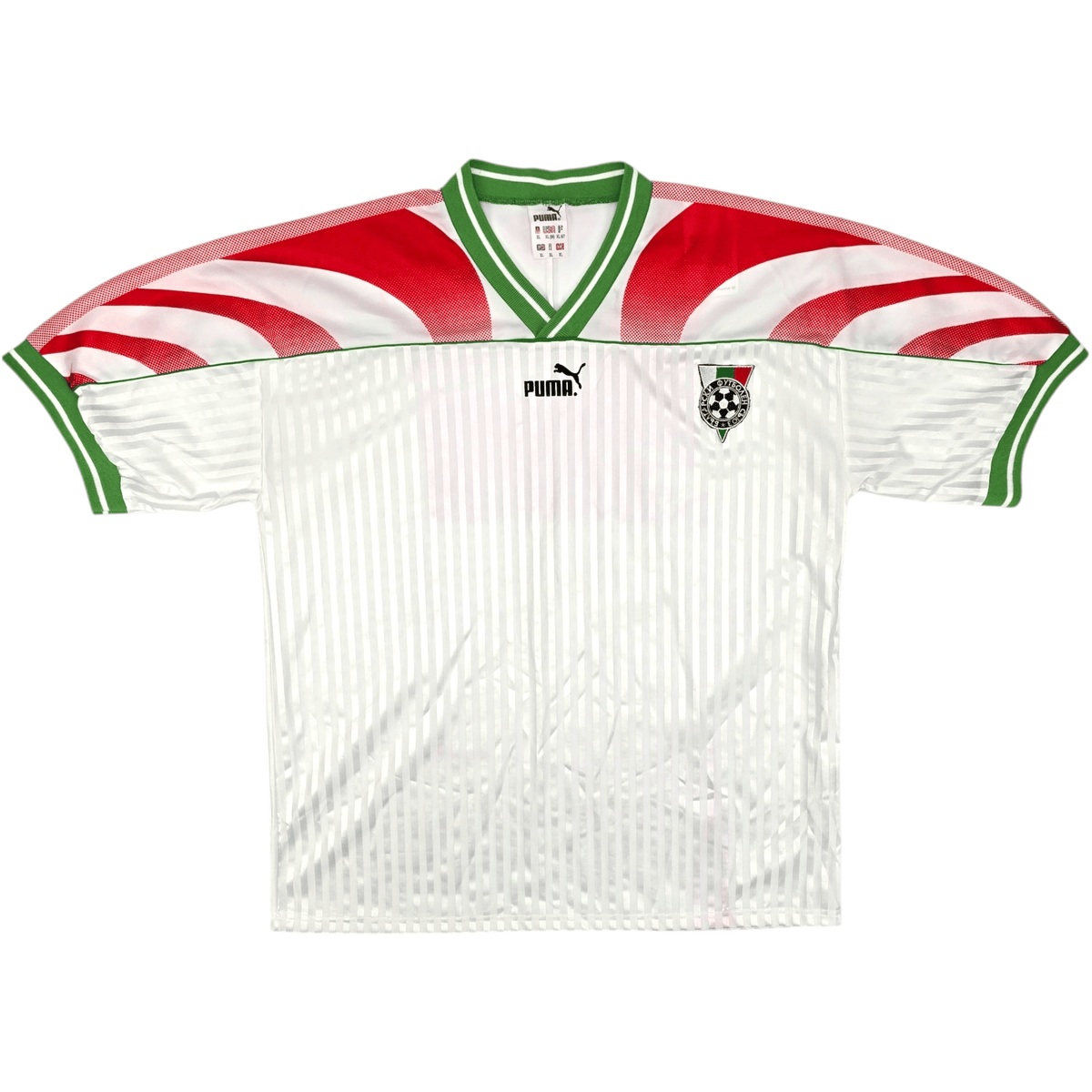 1995/96 Bulgaria Home Football Shirt (XL) Puma - Football Finery - FF300686