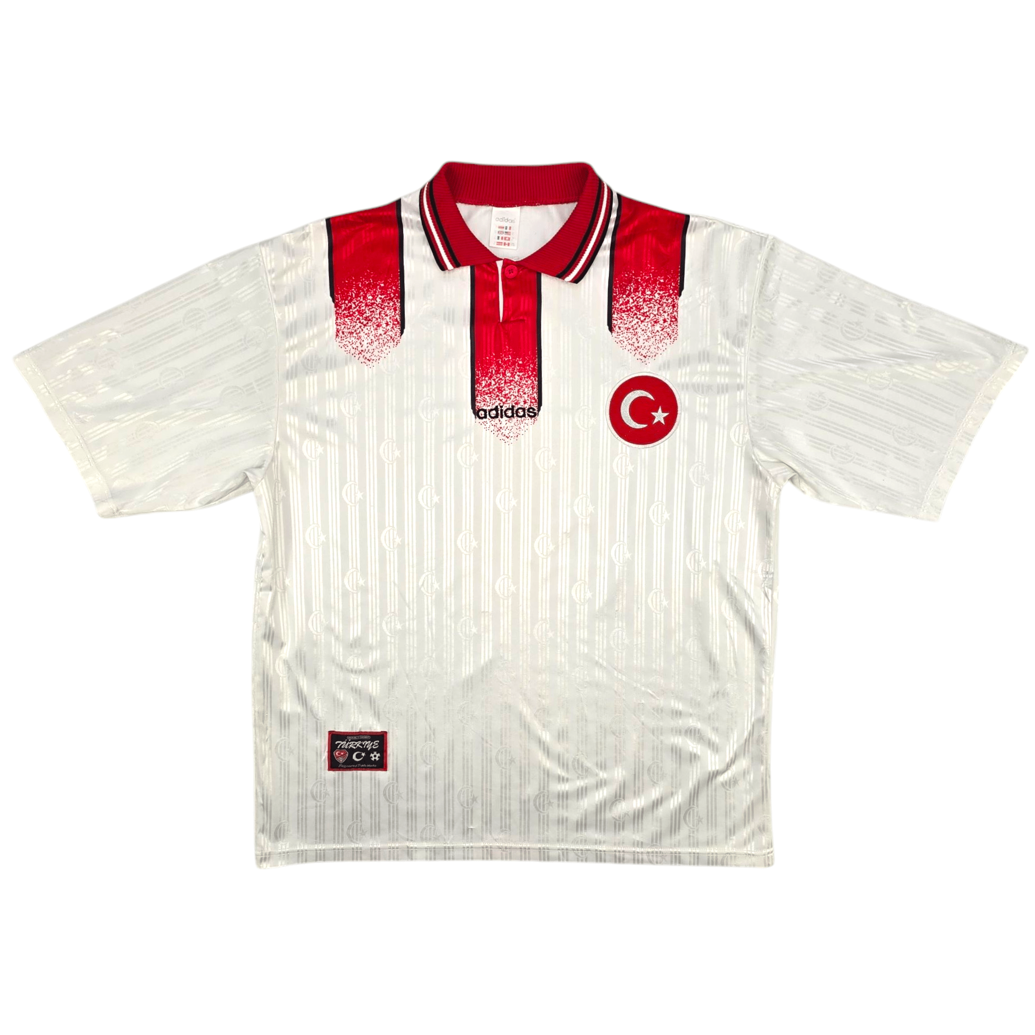 S*s様  Turkey Away 1996-1998 代表ゲームシ 1996/98 Turkey Away Football Shirt (XL) Adidas – Football Finery