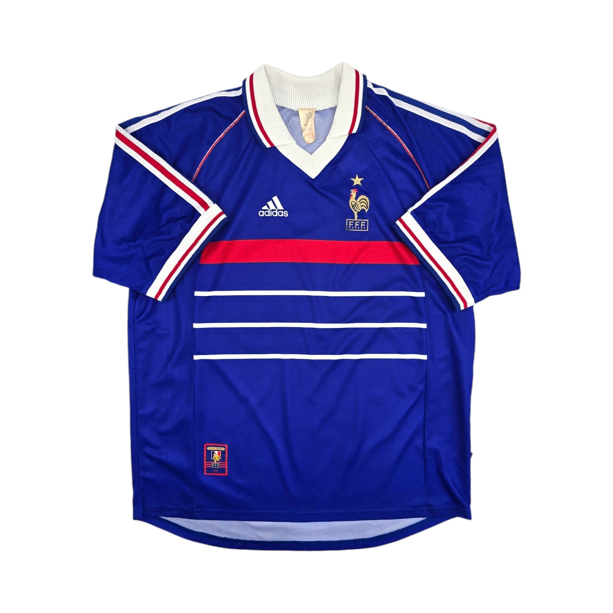 1998/00 France Home Football Shirt (2XL) Adidas – Football Finery