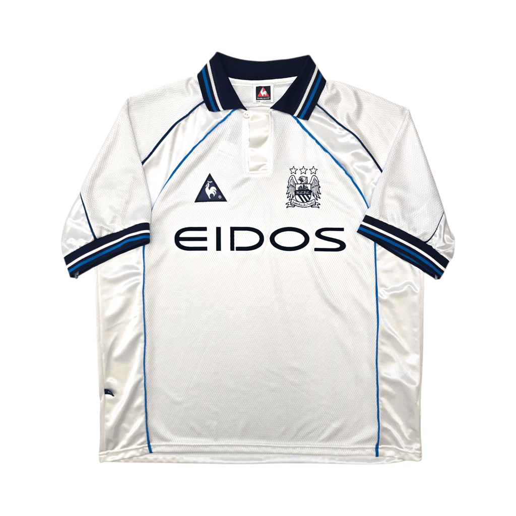 1999/00 Manchester City Away Football Shirt (XL) Le Coq Sportif