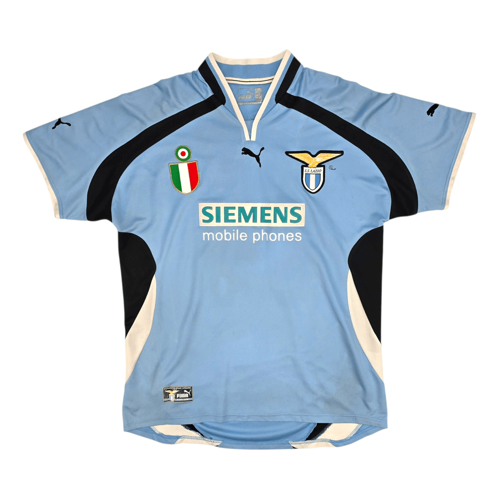Puma SS Lazio Crespo 10 シャツ Crespo #10 Lazio SS 2001/2002 Home ORIGINAL Puma Vintage