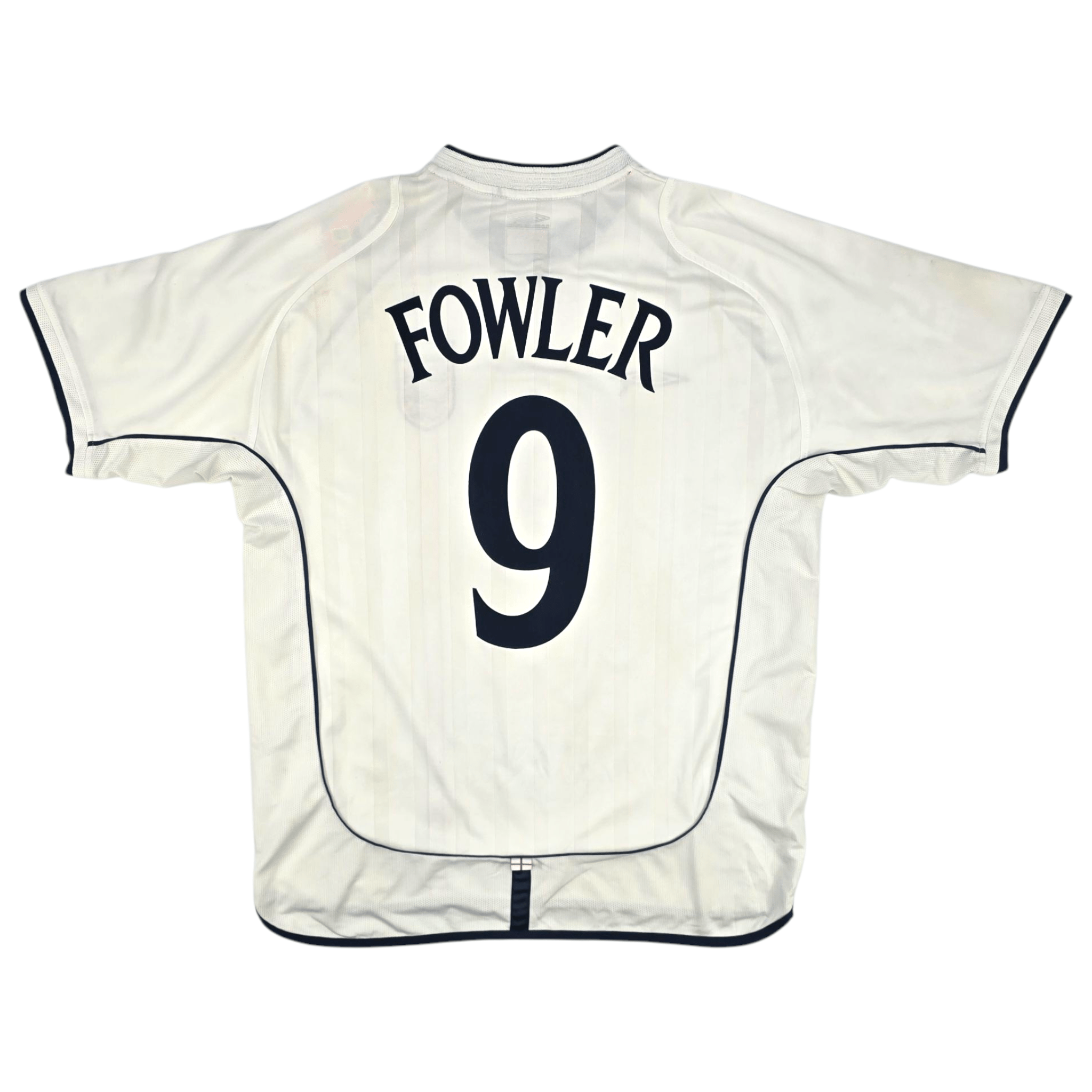 2001/03 England Home Football Shirt (XL) Umbro #9 Fowler