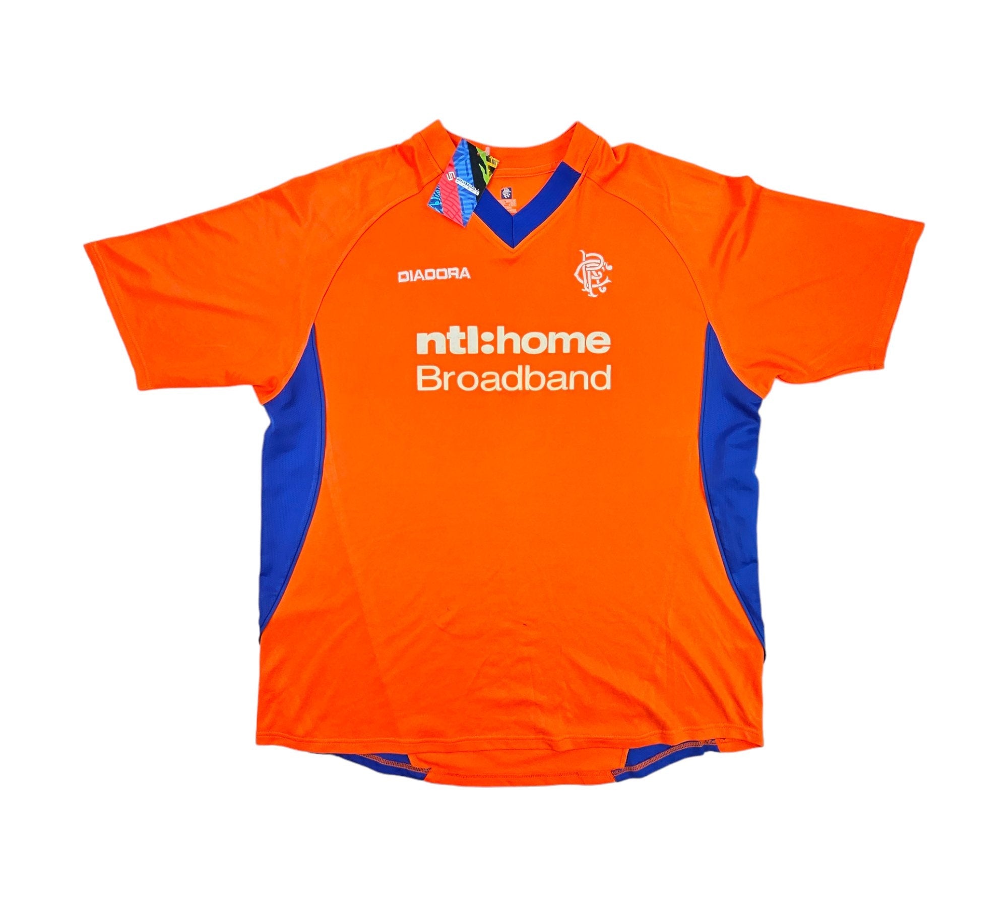 2002 03 Glasgow Rangers Away Football Shirt XL Diadora – Football