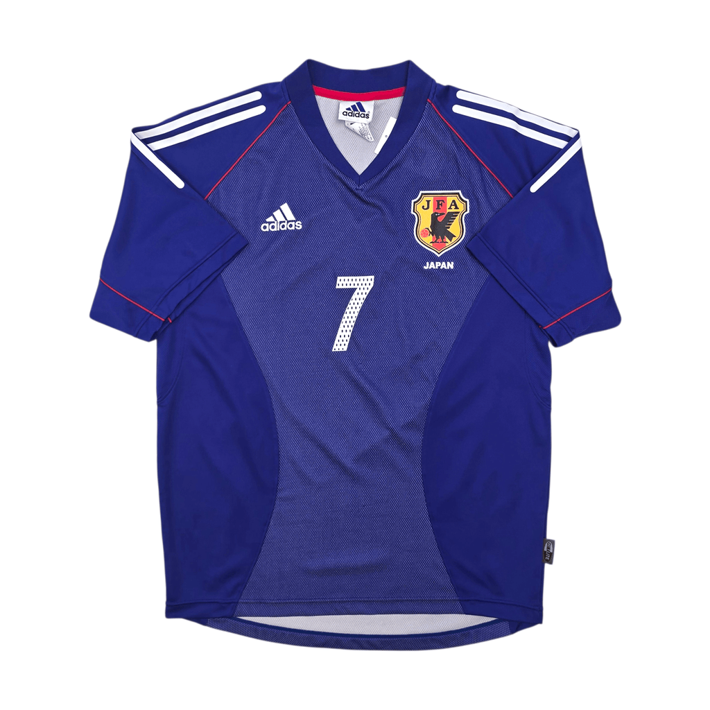 2002/04 Japan Home Football Shirt (L) Adidas #7 Nakata – Football