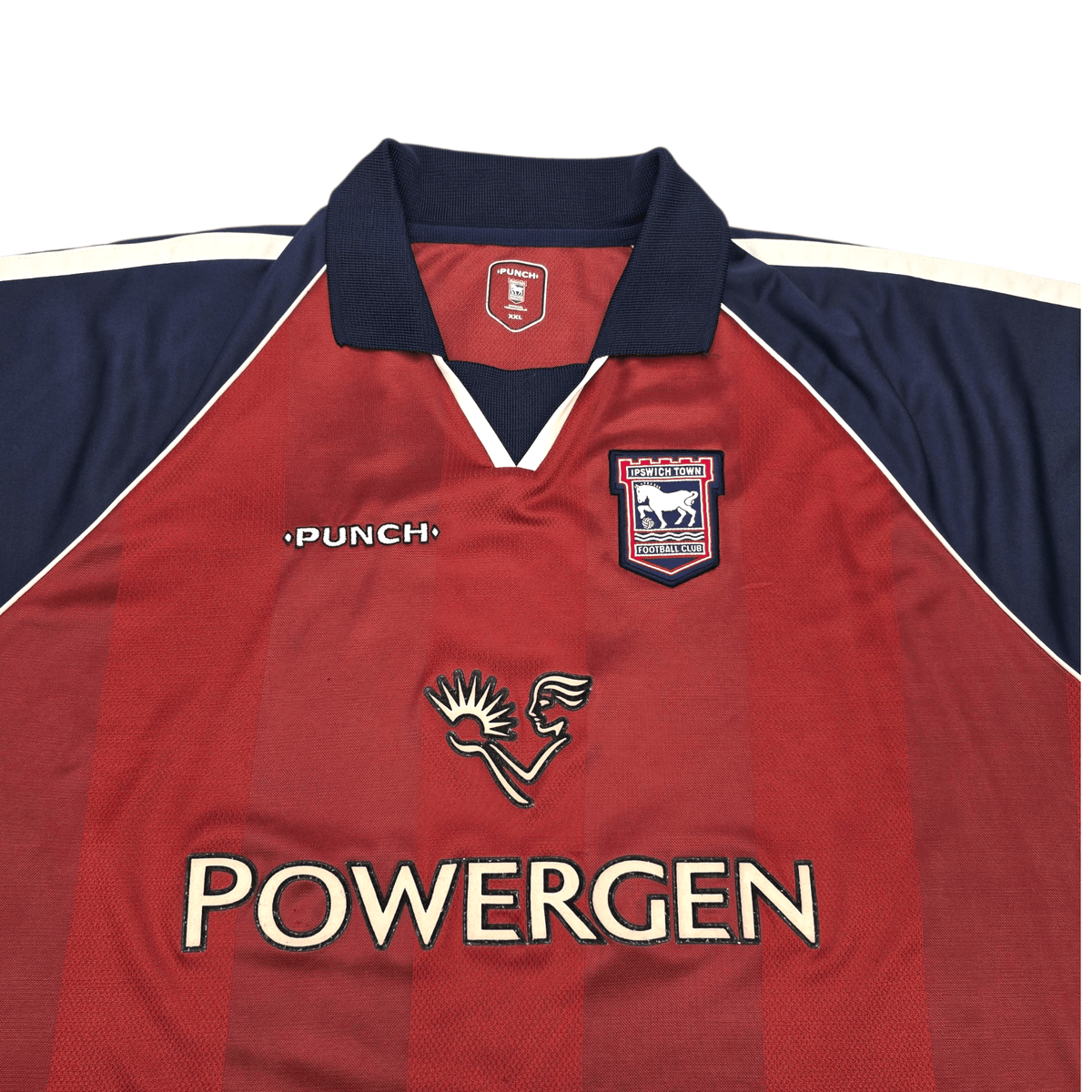 2003/04 Ipswich Town Away Football Shirt (2XL) Punch - Football Finery - FF301514