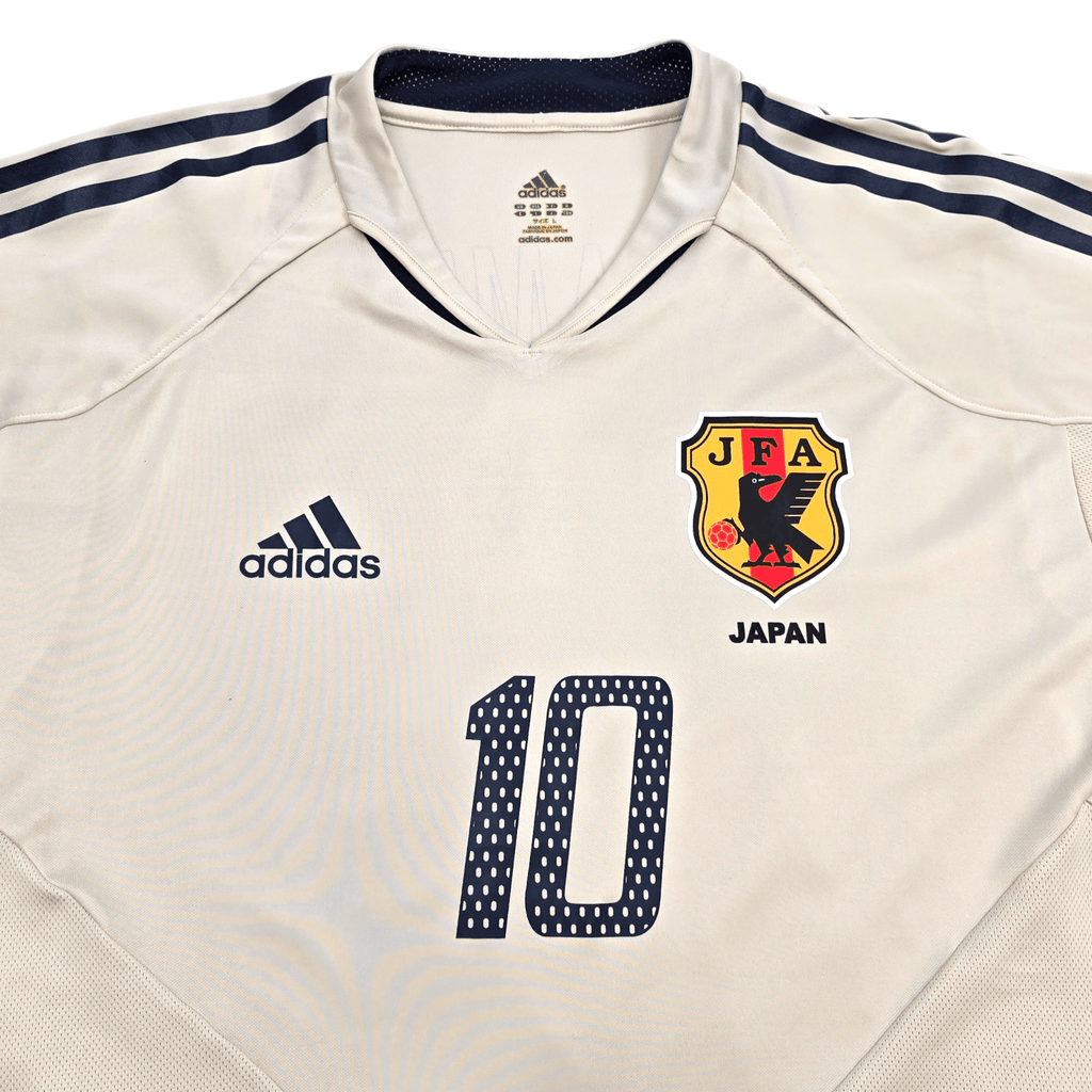 アディダス 2004 Japan Away Shirt Nakamura 10番 200406-japan-away-football-