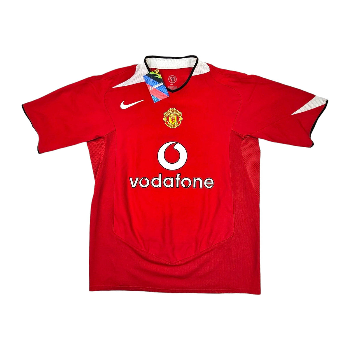 2004/06 Manchester United Home Football Shirt (M) Nike #10 Van Nistelrooy - Football Finery - FF203432