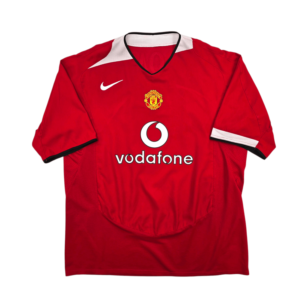 2004/06 Manchester United Home Football Shirt (XL) Nike #8 Rooney