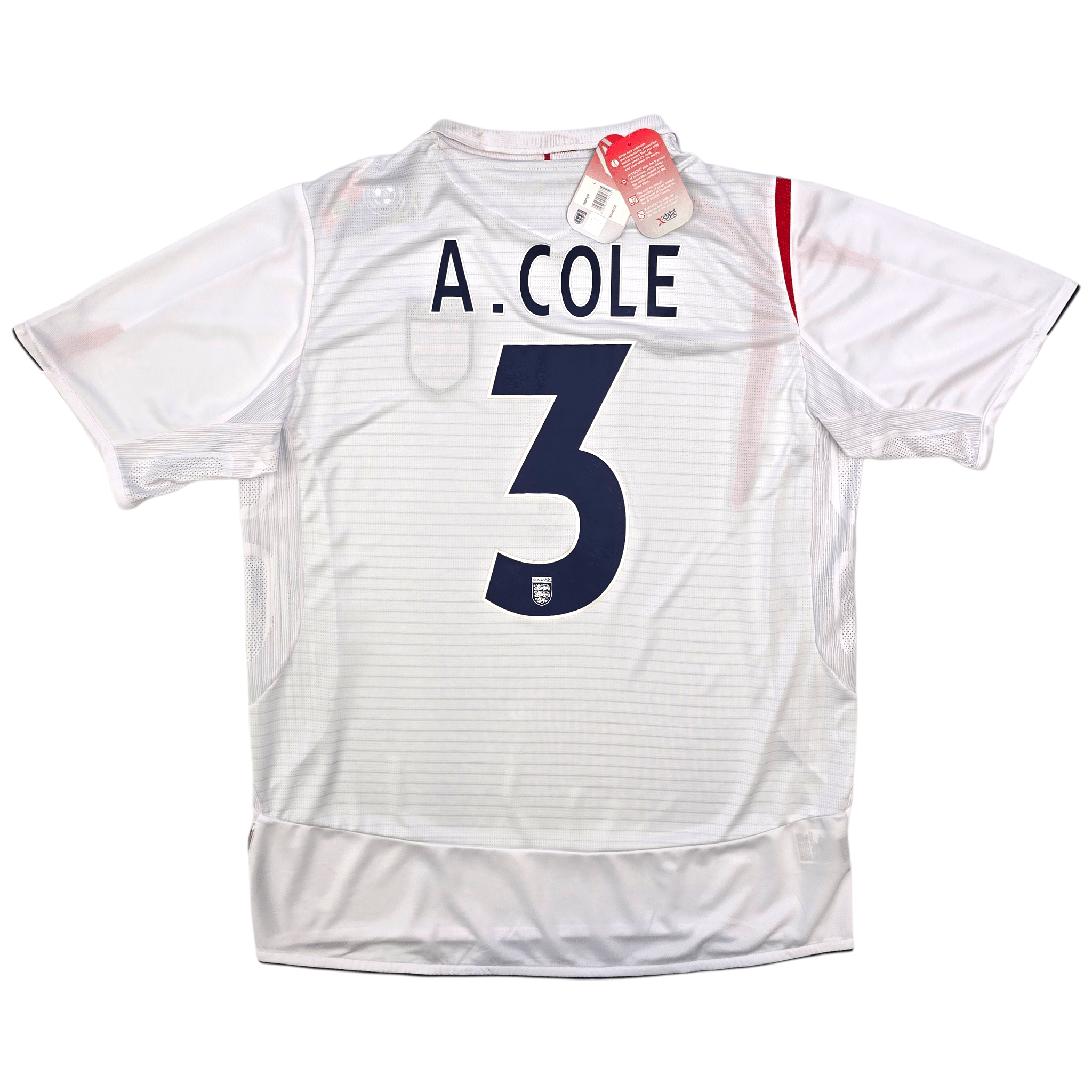 2005/07 England Home Football Shirt (L) Umbro #3 A. Cole (BNWTs