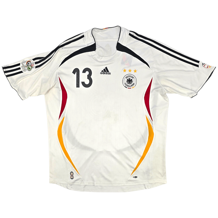2006/08 Germany Home Football Shirt (2XL) Adidas 13 Ballack - Football Finery - FF302501