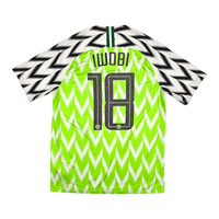 2018/20 Nigeria Home Football Shirt (M) Nike 18 Iwobi - Football Finery - FF300769