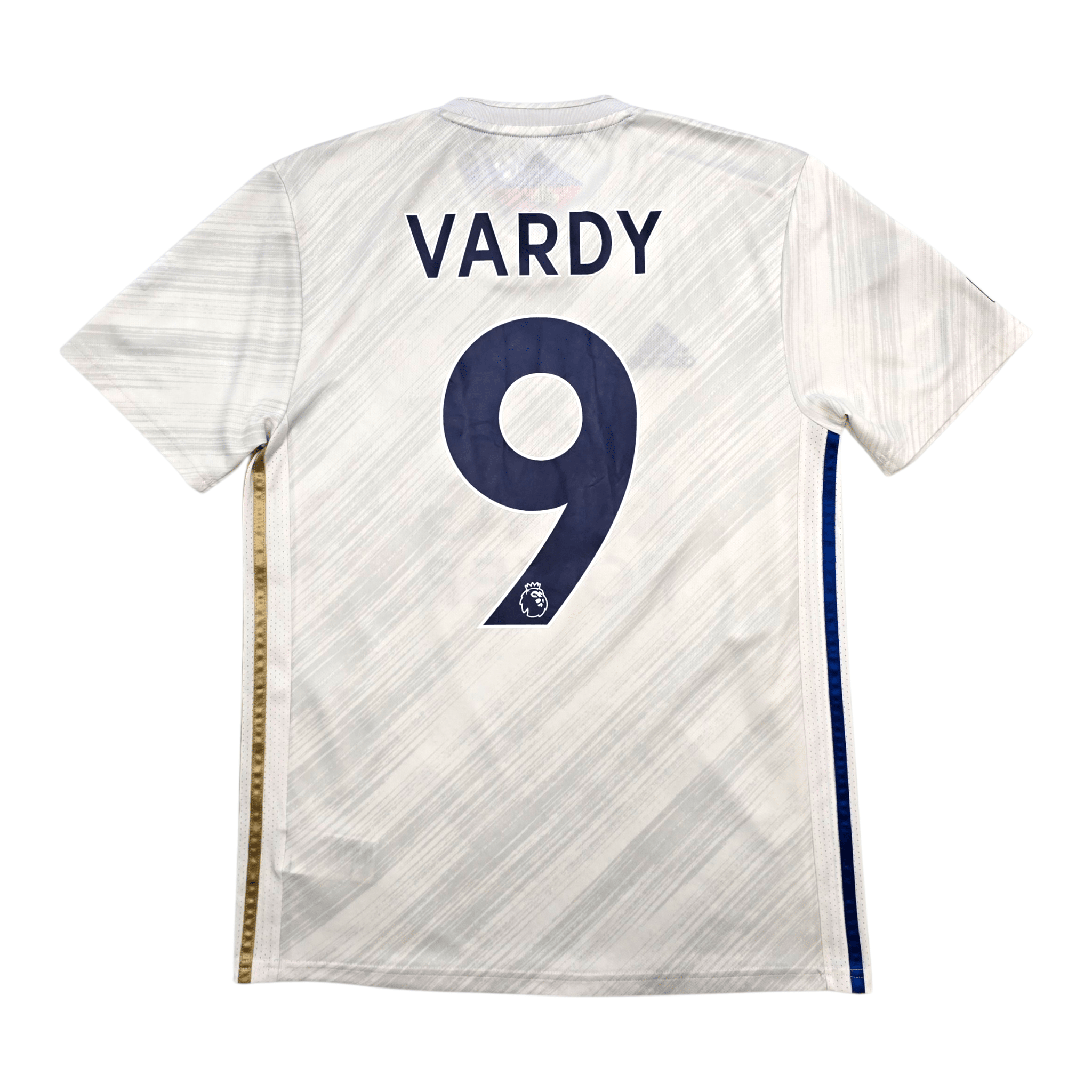 2020/21 Leicester City Away Football Shirt (S) Adidas #9 Vardy 