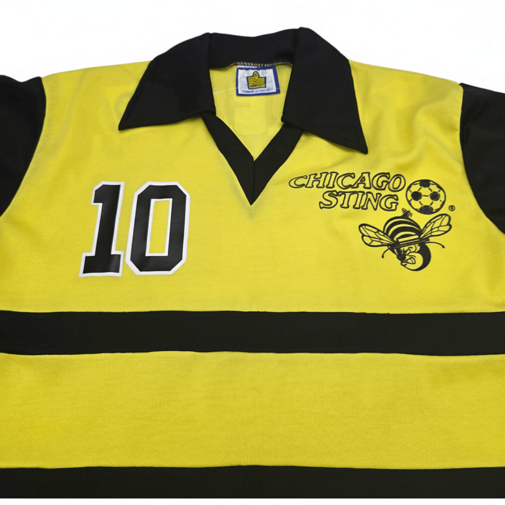 1976 Chicago Sting Home Football Shirt (S) Admiral 10 Margetic (BNWTs) - Football Finery - FF301781
