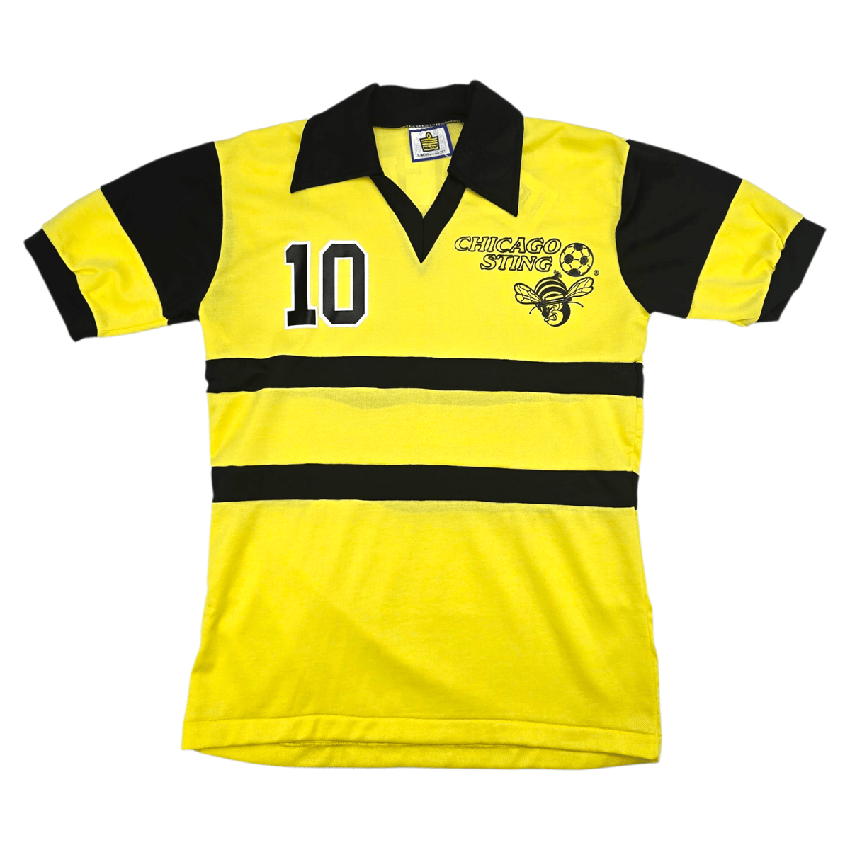 1976 Chicago Sting Home Football Shirt (S) Admiral 10 Margetic (BNWTs) - Football Finery - FF301781