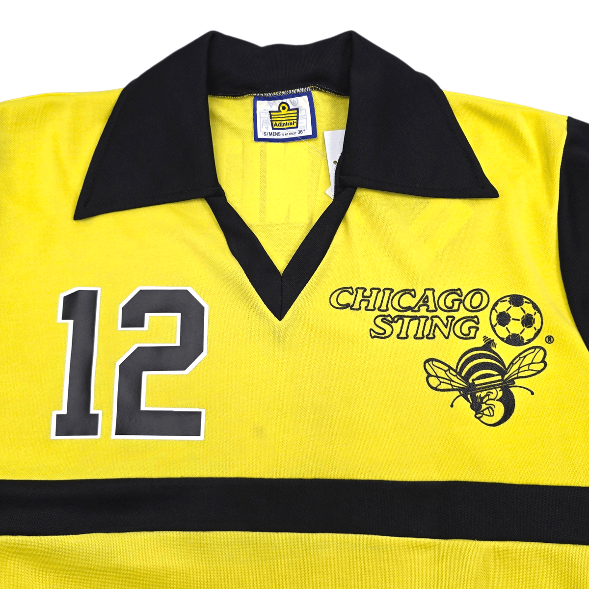 1976/78 Chicago Sting Home Football Shirt (S) Admiral 12 Granitza (BNWTs) - Football Finery - FF302265