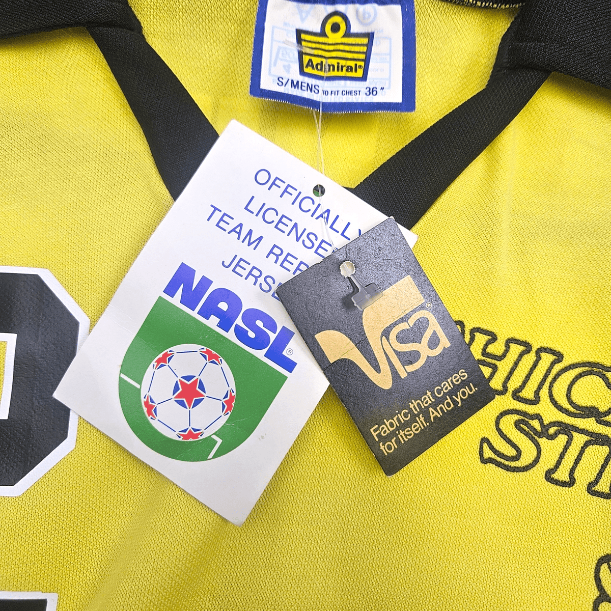 1976/78 Chicago Sting Home Football Shirt (S) Admiral 12 Granitza (BNWTs) - Football Finery - FF302265