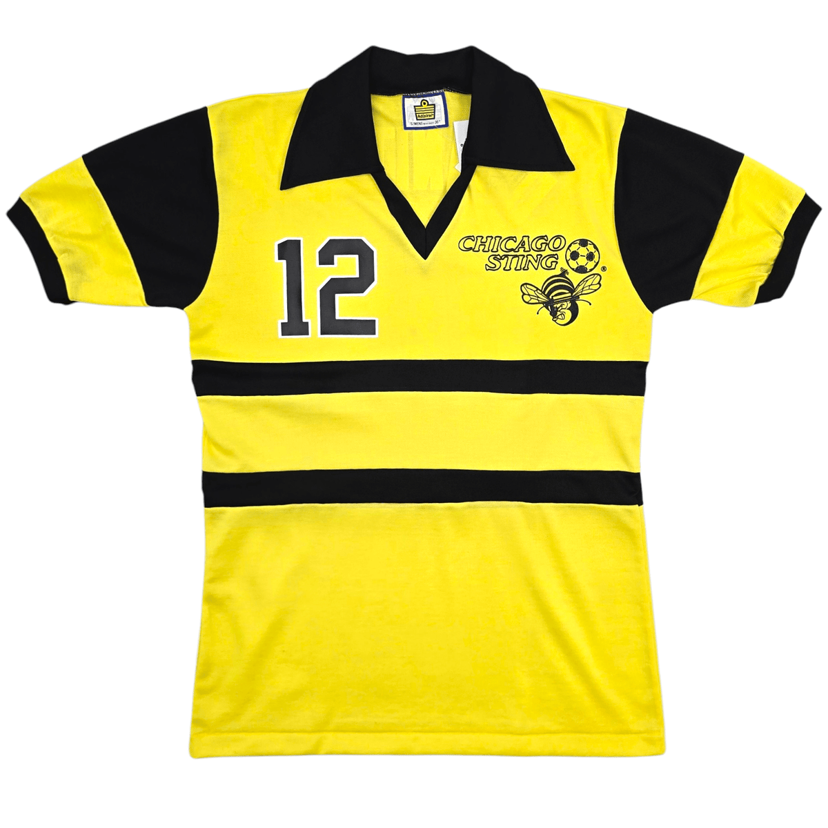 1976/78 Chicago Sting Home Football Shirt (S) Admiral 12 Granitza (BNWTs) - Football Finery - FF302265
