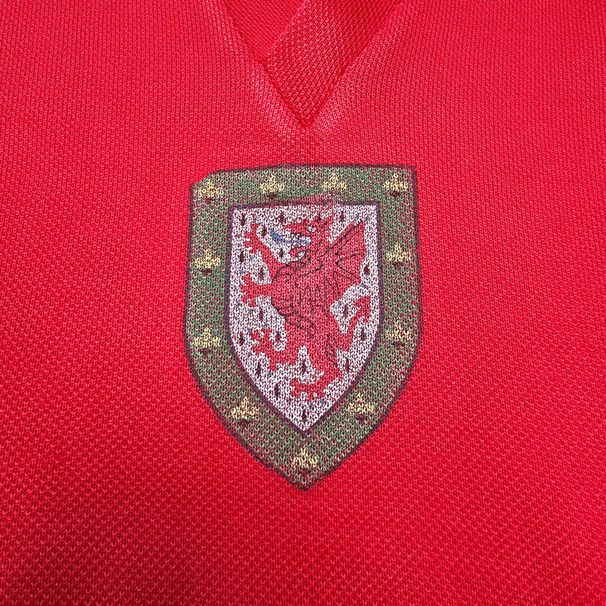 1976/79 Wales Home Football Shirt (S) Admiral - Football Finery - FF304430