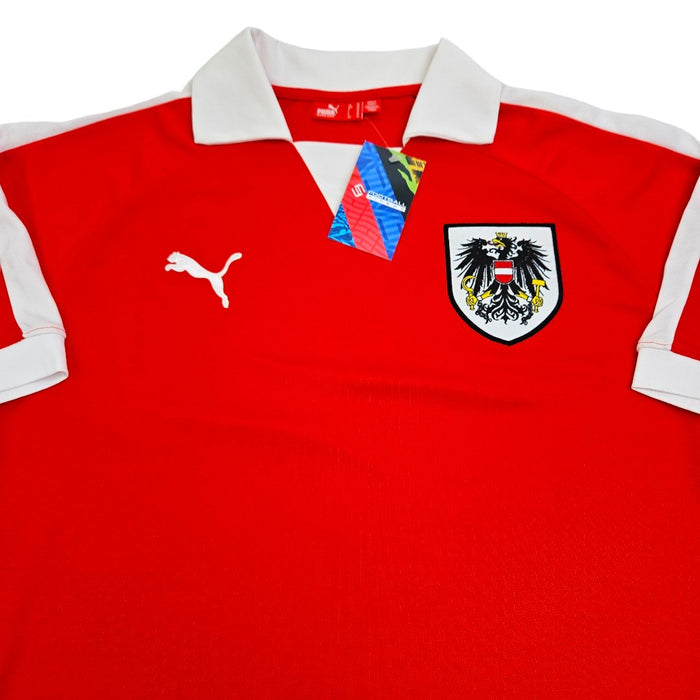 1978 Austria Home Football Shirt (M) Puma (Re-Issue) - Football Finery - FF202692