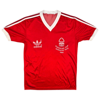 1980/81 Nottingham Forest Home Football Shirt (M) Adidas - Football Finery - FF301619
