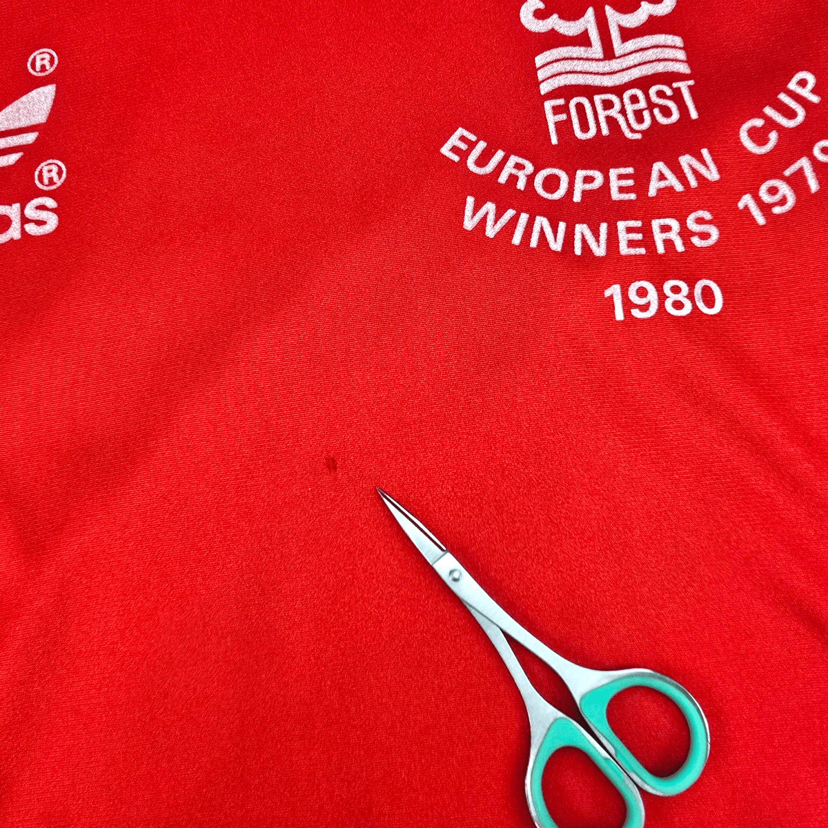 1980/81 Nottingham Forest Home Football Shirt (M) Adidas - Football Finery - FF301619