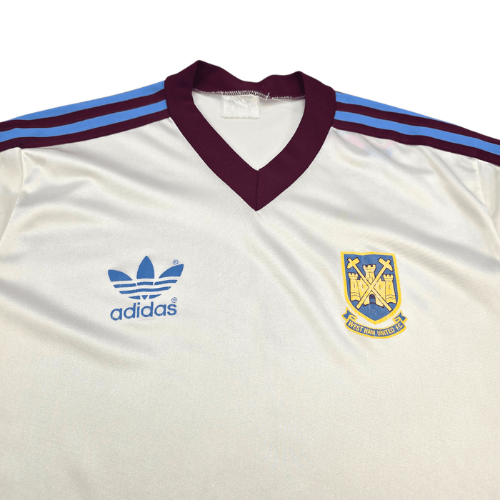 1980/82 West Ham United Away Football Shirt (M) Adidas - Football Finery - FF302999