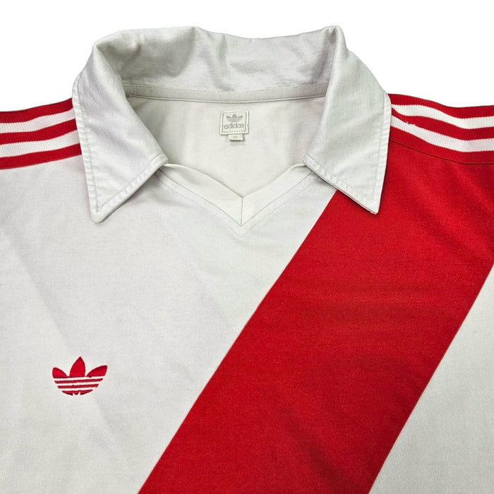 1980/83 River Plate Home Football Shirt (XL) Adidas Originals - Football Finery - FF203409