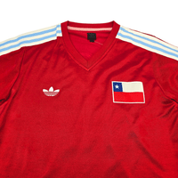 1980s Chile Home Football Shirt (S) Adidas Originals 10 - Football Finery - FF302980