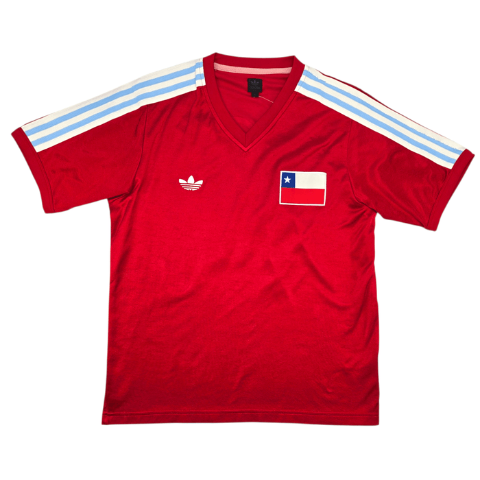 1980s Chile Home Football Shirt (S) Adidas Originals 10 - Football Finery - FF302980