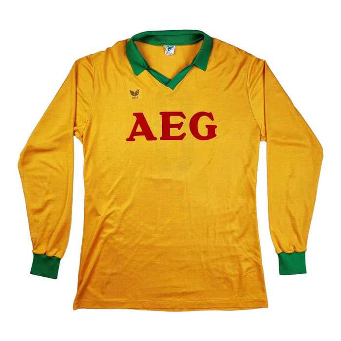 1980s Vintage Football Shirt (L) Erima #8 - Football Finery - FF202351