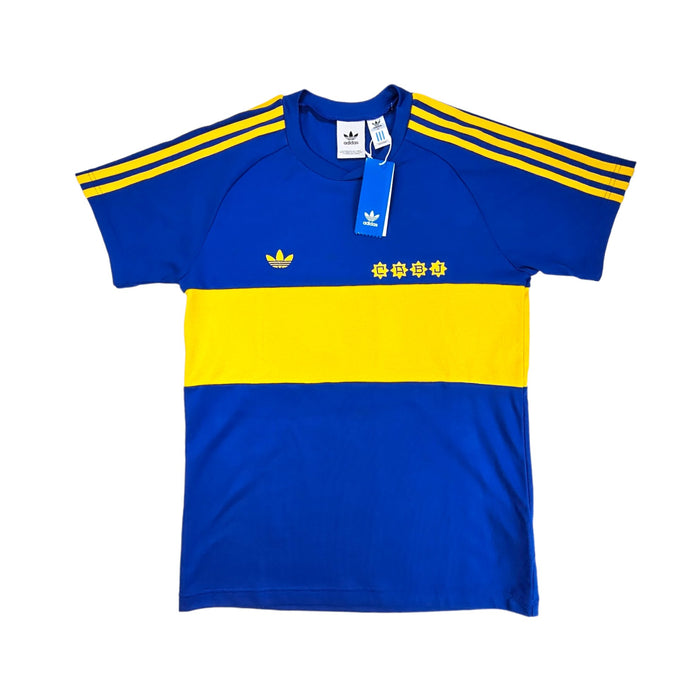1981 Boca Juniors Home Football Shirt (M) Adidas # 10 (Maradona) - Football Finery - FF202605