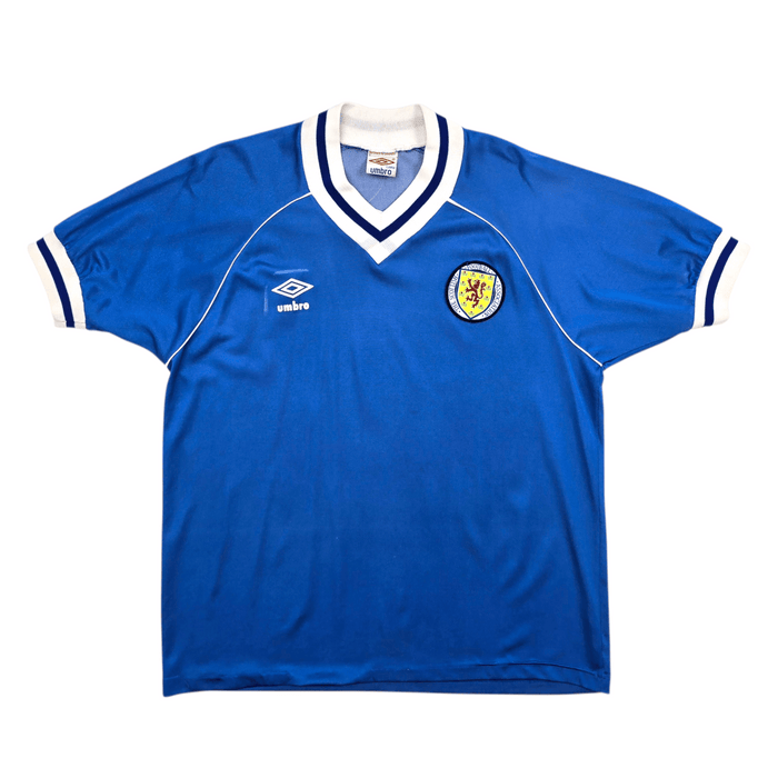 1981/82 Scotland Training Top (L) Umbro (Updated Umbro Template) - Football Finery - FF302258