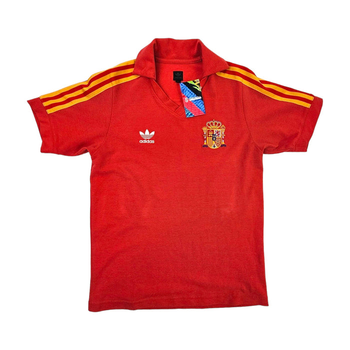 1982 Spain Home Football Shirt (S) Adidas Originals #2 (Camacho) - Football Finery - FF202727