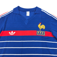 1984/86 France Home Football Shirt (M) Adidas - Football Finery - FF300102