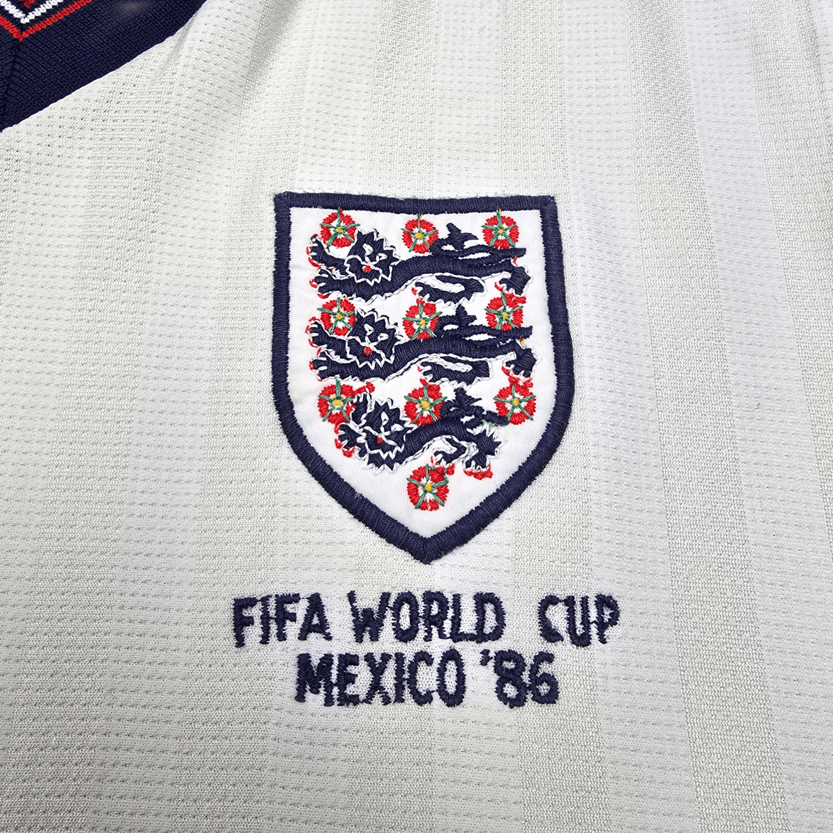 1984/87 England Home Football Shirt (M) Umbro | FIFA World Cup 1986 - Football Finery - FF305389