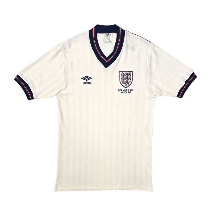 1984/87 England Home Football Shirt (M) Umbro | FIFA World Cup 1986 - Football Finery - FF305389