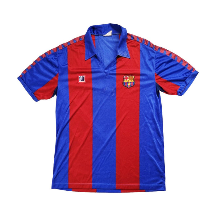 1984/89 Barcelona Home Football Shirt (L) Meyba - Football Finery - FF202676