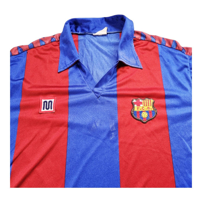 1984/89 Barcelona Home Football Shirt (L) Meyba - Football Finery - FF202676