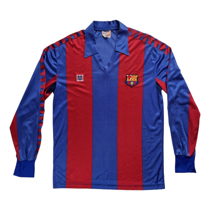 1984/89 Barcelona Home Football Shirt (M) Meyba - Football Finery - FF202675