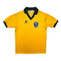 1985/88 Brazil Home Football Shirt (XL) Topper - Football Finery - FF301873