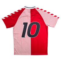 1986/87 Denmark Home Football Shirt (XL) Hummel 10 (Elkjaer) Re - Issue - Football Finery - FF302255