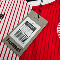 1986/87 Denmark Home Football Shirt (XL) Hummel 10 (Elkjaer) Re - Issue - Football Finery - FF302255