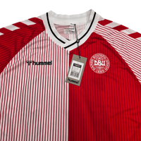 1986/87 Denmark Home Football Shirt (XL) Hummel 10 (Elkjaer) Re - Issue - Football Finery - FF302255