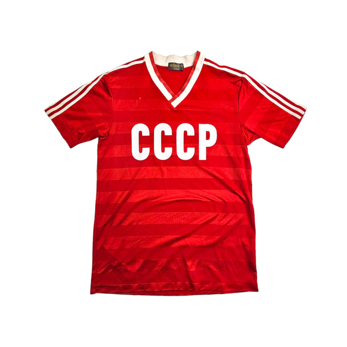 1986/87 USSR Home Football Shirt (L) Adidas (Upgraded Template) - Football Finery - FF203621